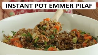 Instant Pot Emmer (Farro) Pilaf from Becky Striepe at Glue \u0026 Glitter - Grand Teton Ancient Grains