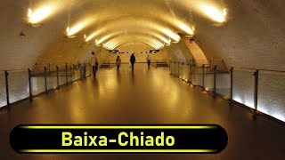Metro Station Baixa-Chiado - Lisbon 🇵🇹 - Walkthrough 🚶