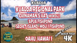 Kualoa Regional Park Chinaman's Hat Mokoli'i Secret Island Moli'i Fishpond Things to do in Hawaii