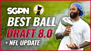 2023 NFL Best Ball Draft 8.0 + Odell Beckham Ravens Reaction - Underdog Fantasy -Superflex Best Ball