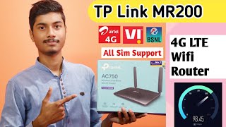 Tp-Link Archer Mr200 4G LTE Router (2020) | TP Link MR200 4G All Sim Support | Best 4G Router