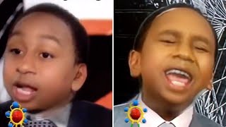 Stephen A. Smith Rants With The Snapchat Baby Filter