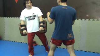 seido kaikan,coach minatoya's technique seminer    kick session1