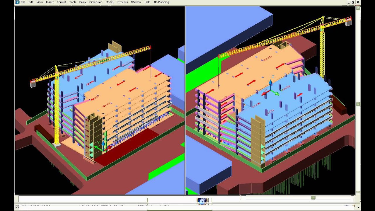 4D-CAD Planning # Construction Sequence - YouTube