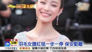 陸女星坎城鬥豔 李冰冰優雅露半球│中視新聞 20160514