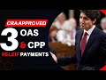 CRA Surprise! 3 Big OAS & CPP Relief Payments Are Coming on August 3rd For Canada Seniors