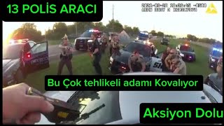 13 POLİS 👮🏻ARABASI BU ADAMI KOVALIYOR GÖRÜNTÜLER DEHŞET VERİCİ⁉️😧😨😱