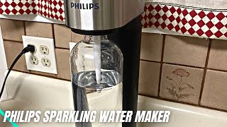 Philips Stainless Sparkling Water Maker Review \u0026 How To Use | Soda Maker Machine for Home