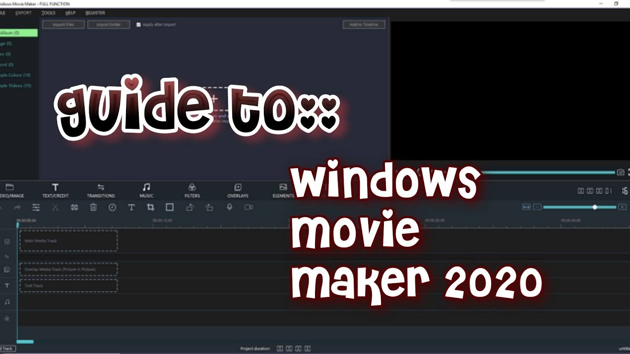 How To Use Windows Movie Maker 2020 (guide) - YouTube