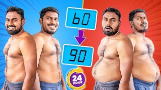 Who Can Gain Most Weight in 24 Hours Challenge | Fit To Fat | Mad Brothers