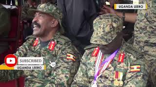 GEN.YOWERI KAGUTA MUSEVEN INSPECTS UPDF SPECIAL FORCES PARADE