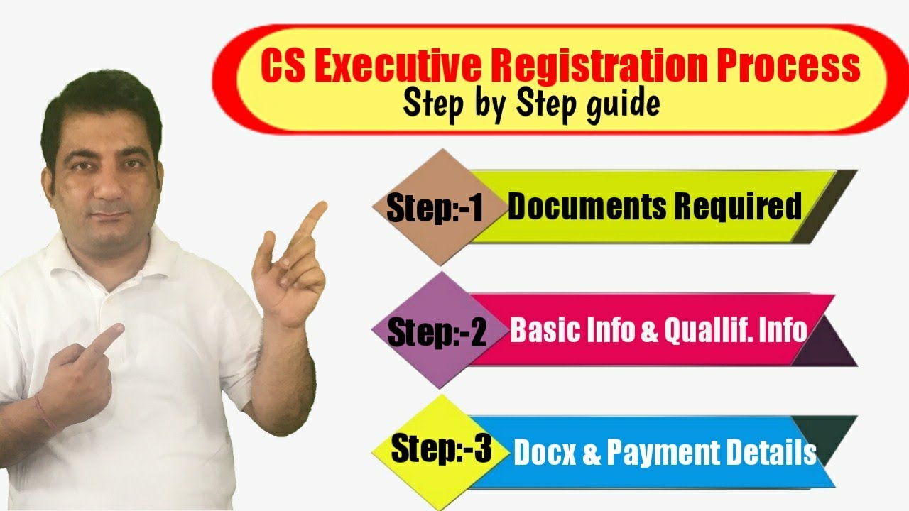 CS Executive Registration Form After CSEET | How To Fill CS CS ...