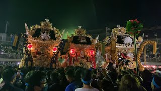 令和4年松原八幡神社宵宮（中村-木場-妻鹿）練り合わせ！