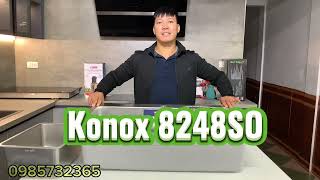 Chậu rử bát 1 hố Konox 8248SO chống xước