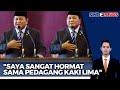 Akun Gerindra Unggah Video Prabowo Hormati PKL - Sindo Siang 04/12