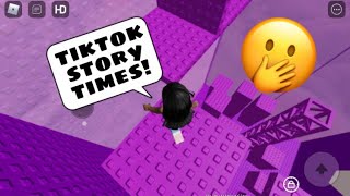 Obby Play + TIKTOK STORY TIMES!! | NOT MINE! | Roblox Tower of mymelody
