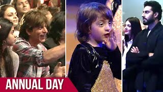 Shahrukh Khan, Suhana Khan DANCE at Abram's Annual Day in School from Audience