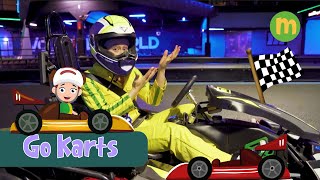 Magilu Goes Racing In a Kart!! - Educational Video for Toddlers and Children