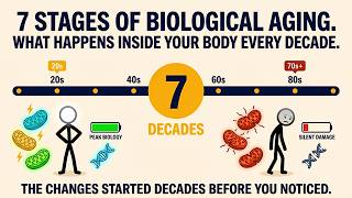 7 Stages of Biological Aging: What Your Body Does Every Decade (Nobody Warns You About This)