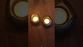 Blacksmithing-Forging a tea light candle holder part 2 ( The two heat version).