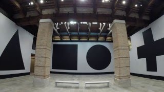 Timelapse "Wall Drawing #343" di Sol LeWitt a Punta della Dogana