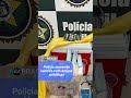 policia apreende sacolés com drogas sintéticas