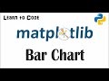 Matplotlib Tutorial | Create and customize a Bar Chart