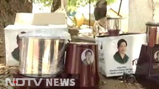 Almost every Jayalalithaa freebie, including a goat, under one tree