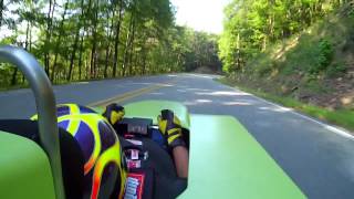 Bodrodz Atomic Splinter Gravity Car on Nurburgring Hill  June 24, 12  Run 1