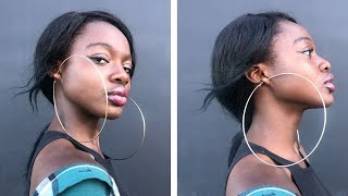 I Wore Crazy-Big Hoop Earrings For A Day