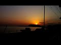 タイムラプス動画 江ノ島に沈む夕日