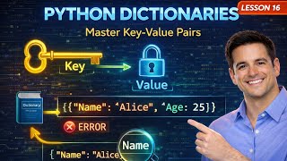 Python Dictionaries Explained: Key-Value Pairs & Basic Operations | Python Tutorial #16 (2025)