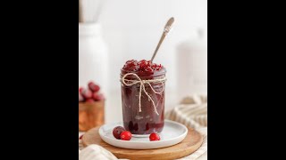 Simple Cranberry Jam Recipe - Recipe link in description