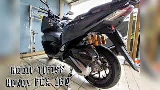 Modif tipis - tipis Honda PCX 160 grey matte