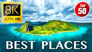 TOP 50 • Most Amazing Tourist Attractions in the World 8K ULTRA HD