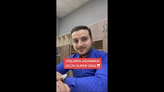 DİŞLƏRİN AĞARMASI ÜÇÜN  #shorts