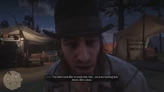 (Red Dead Redemption 2) Celebrating Sean's Return/Camp Dialogues \