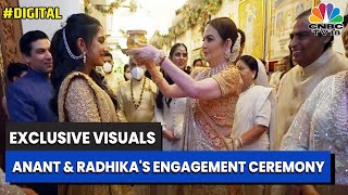 Exclusive Visuals From Anant Ambani & Radhika Merchant's Engagement Ceremony | WATCH | CNBC-TV18