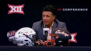 OSU head coach Mike Gundy talks Big 12 realignment