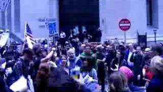 Protest Bailout at Wall Street