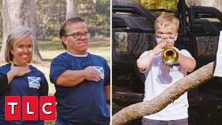 Joose Performs the National Anthem Before the Backyard Games | 7 Little Johnstons