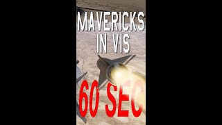 DCS: F-16 | MAVERICK in VIS Mode in 60 sec SHORTS