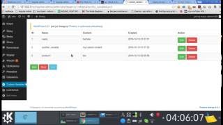 Custom Variables - Wordpress plugin