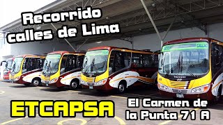 Recorrido AV COLONIAL, AV VENEZUELA, AV ARICA, PASEO COLON ETCAPSA | LIMA - BREÑA