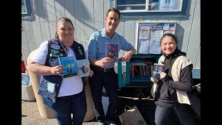 Girl Scout's 'Little Library' brings the joy of reading to San Diego's unhoused community