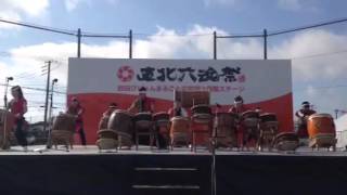 東北六魂祭 大館曲げわっぱ太鼓