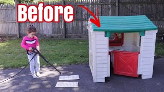 Playhouse Makeover SHOCKING Before and After