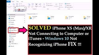 FIX - iPhone XS Max Not Connecting to Computer Doesn't Recognize iPhone Windows 10
