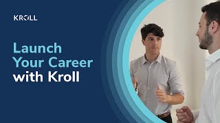 Launch Your Career With Kroll