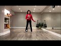 Two Step 'Round the Christmas Tree line dance (Dance & Teach)